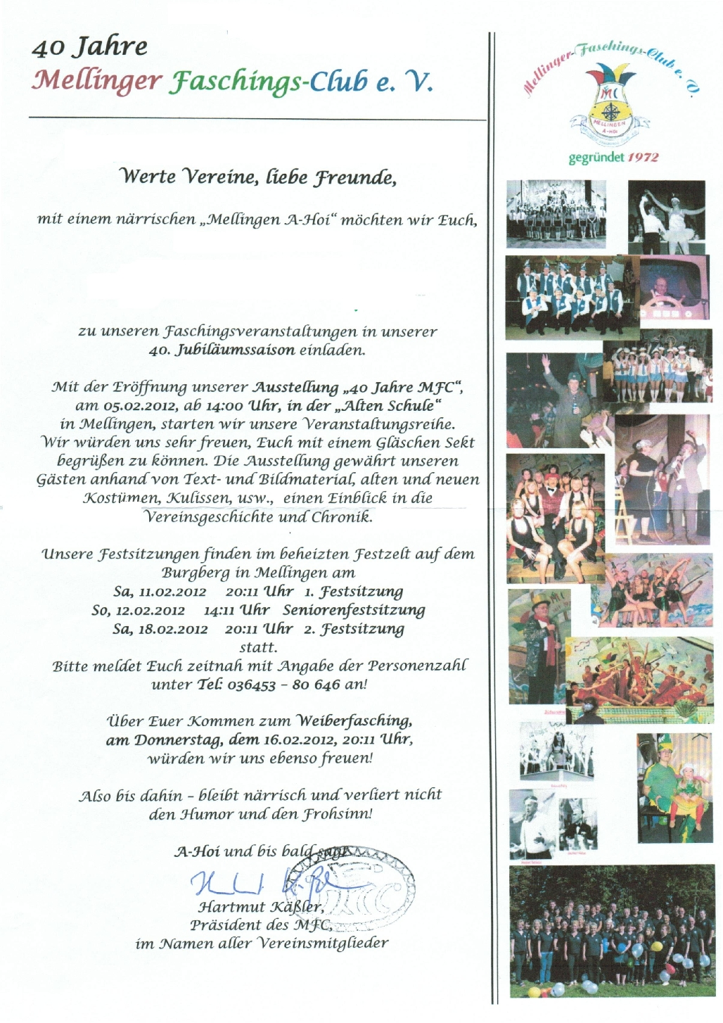 40 Jahre Fasching in Mellingen