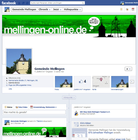 Mellingen-Online auf Facebook